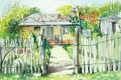 Hillend by Helen Dubrovich canvas print