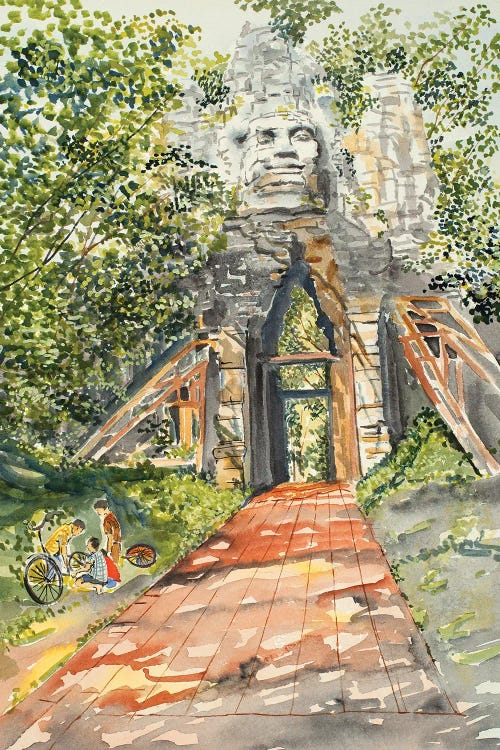 In The Shadows by Helen Dubrovich wall art
