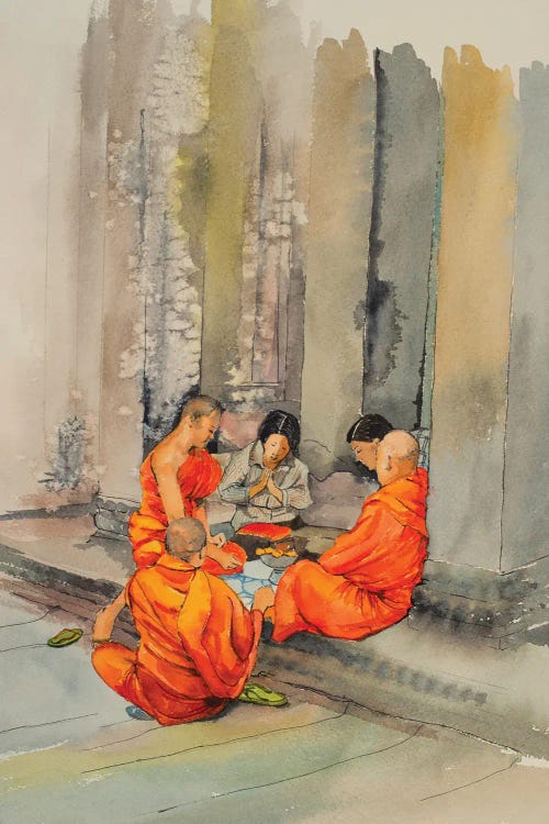 Meditation by Helen Dubrovich wall art
