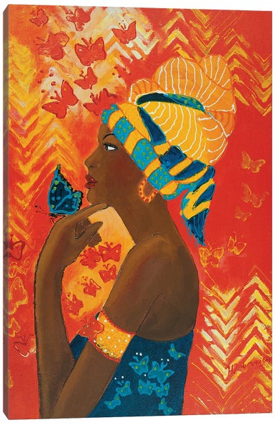 African Queen Canvas Art Print - Helen Dubrovich
