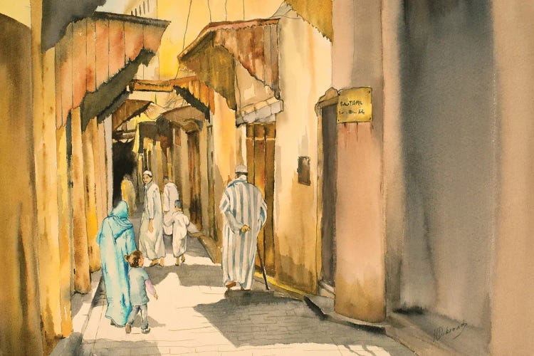Morning Stroll by Helen Dubrovich wall art