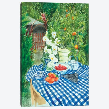 Picnic In The Kampung Canvas Print #DRV28} by Helen Dubrovich Canvas Print
