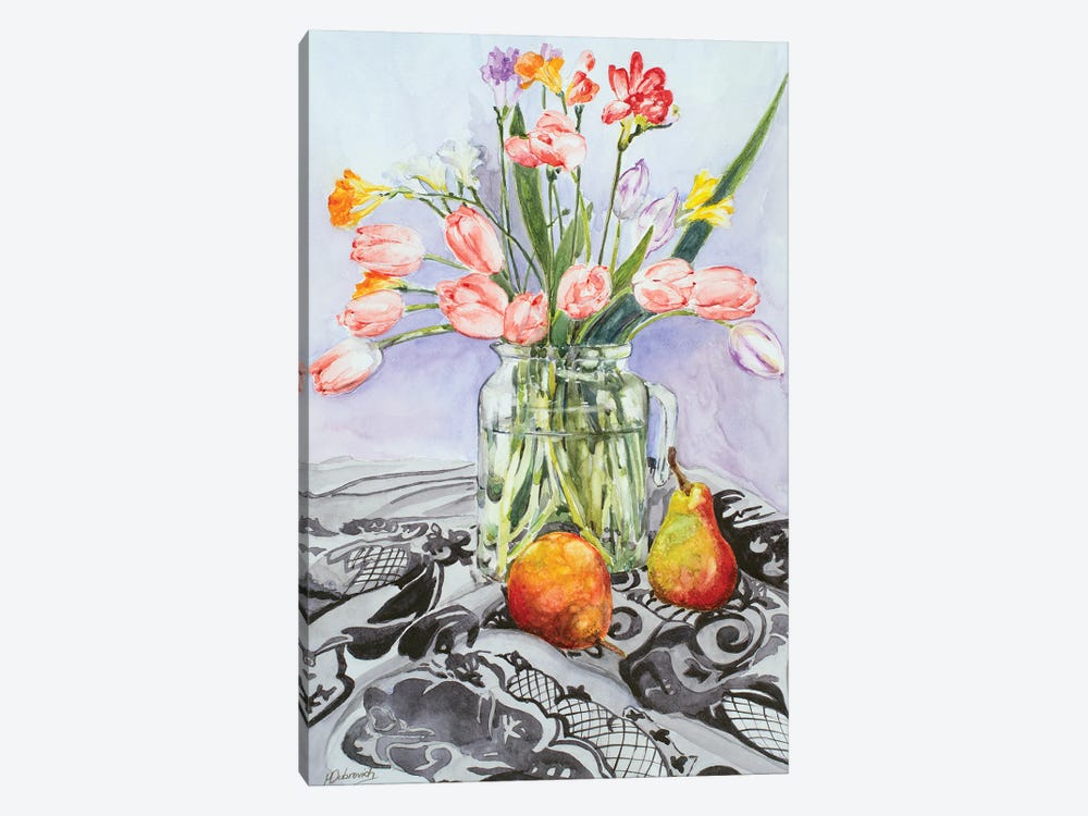 Still Life With Peart by Helen Dubrovich 1-piece Canvas Wall Art