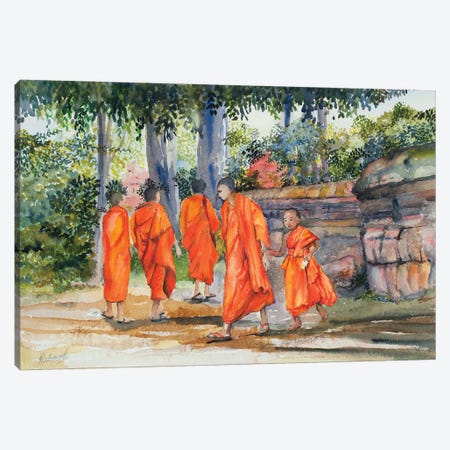 Temple Grounds Canvas Print #DRV39} by Helen Dubrovich Canvas Wall Art