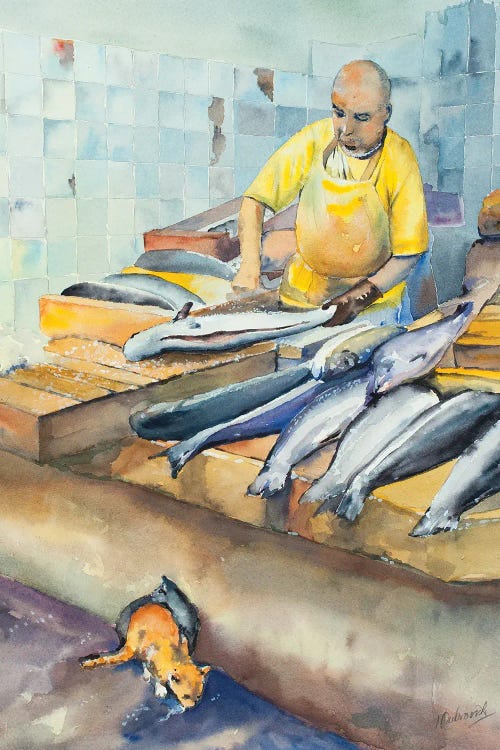 The Fishmonger And Friends