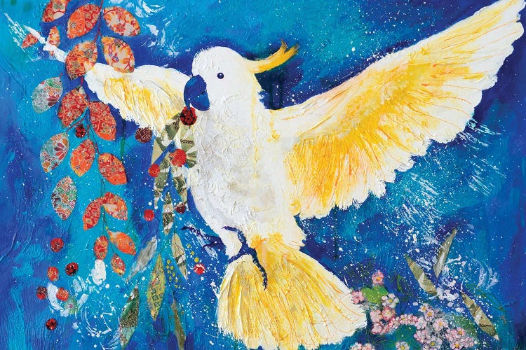 The Good Life Cockatoo by Helen Dubrovich wall art
