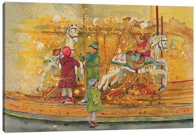 Carousel Canvas Art Print - Carousels