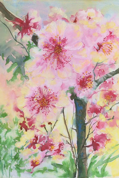 Floral Japan by Helen Dubrovich canvas print