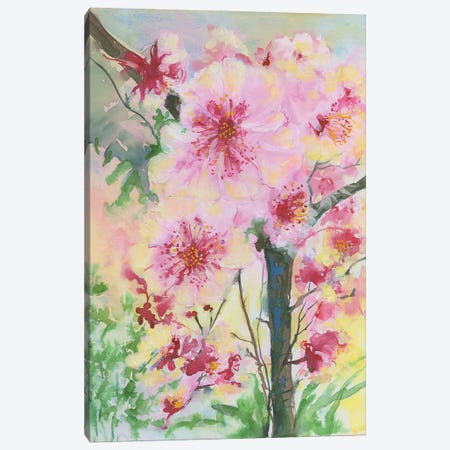 Floral Japan Canvas Print #DRV7} by Helen Dubrovich Canvas Art