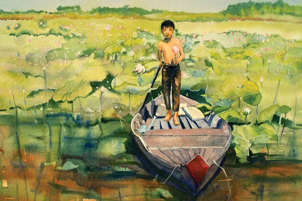Water Lilies: For You by Helen Dubrovich