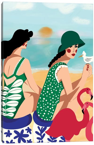 Summer Love Canvas Art Print - Dina Razin
