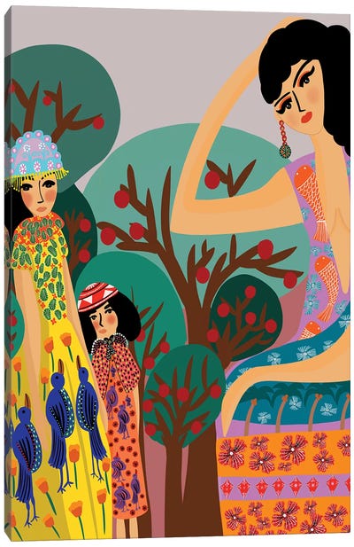 Apple Trees Canvas Art Print - Dina Razin