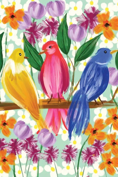 Chatter by Dina Razin canvas print