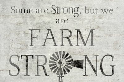 Farm Strong by Denise Brown framed wall art