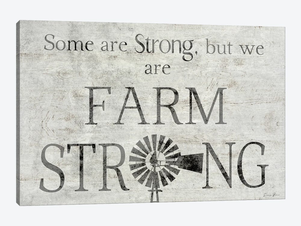 Farm Strong by Denise Brown 1-piece Canvas Art