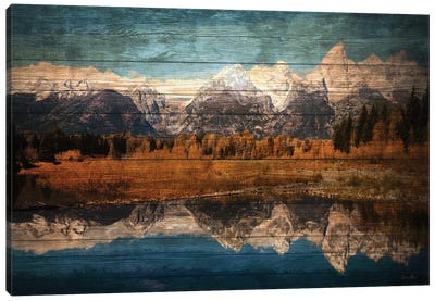 Mountain Reflection II Canvas Art Print - Denise Brown