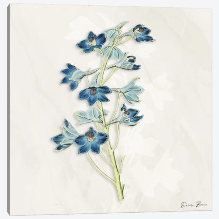 Blue Botanical III Canvas Print #DSB44} by Denise Brown Canvas Print
