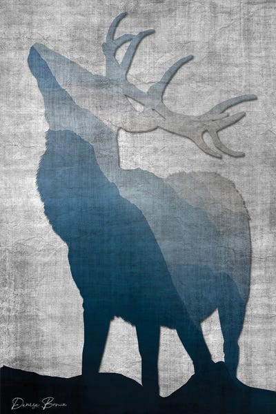 Cabins: Buck Silhouette II by Denise Brown