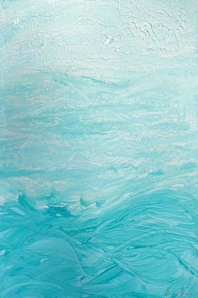 Cyan Waters II by Denise Brown framed wall art