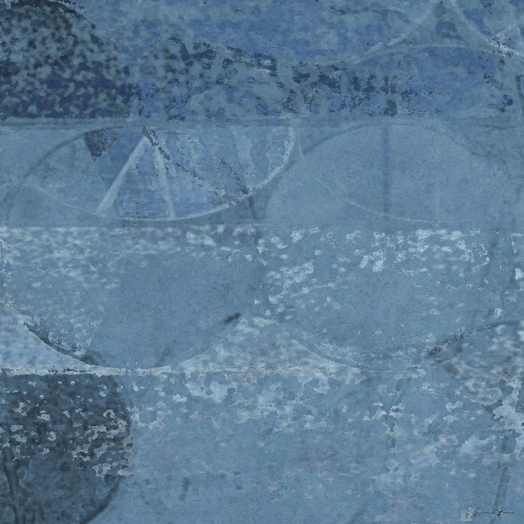 Geo Abstract, Blue Hues