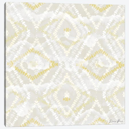 Gold Khaki Pattern II Canvas Print #DSB60} by Denise Brown Canvas Art
