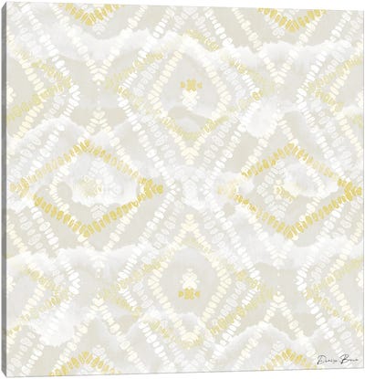 Gold Khaki Pattern II Canvas Art Print - Denise Brown