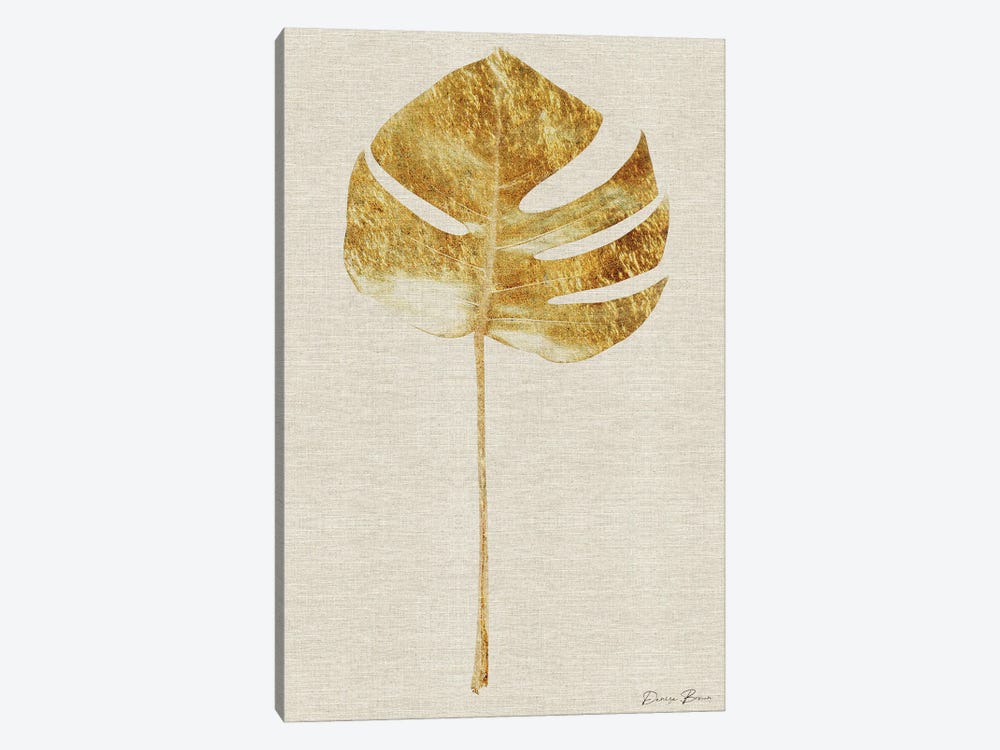 Gold Palm I by Denise Brown 1-piece Canvas Art Print