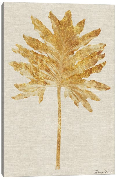 Gold Palm II Canvas Art Print - Denise Brown