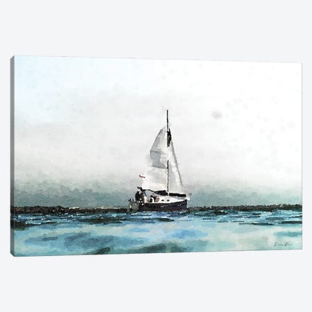 Into The Wind Canvas Print #DSB70} by Denise Brown Canvas Art Print