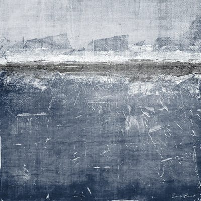 Navy Hue II by Denise Brown framed wall art