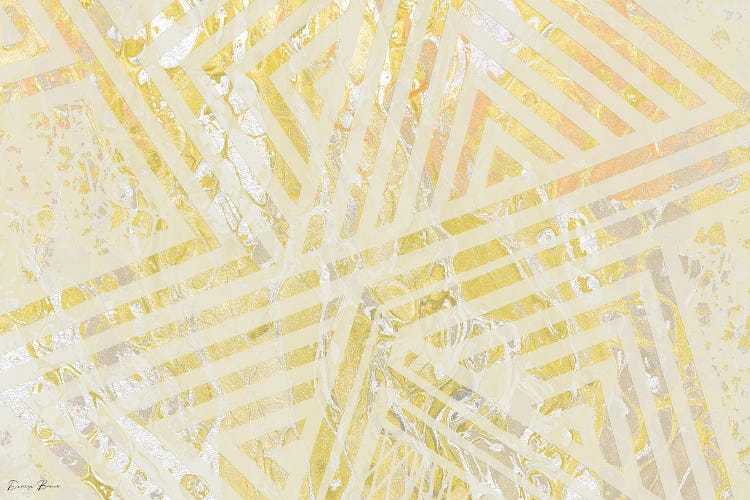 Orange Gold Pattern by Denise Brown wall art