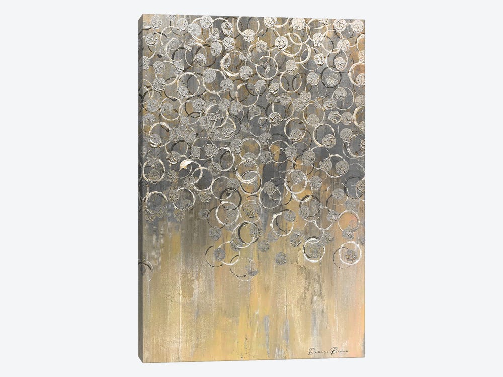 Raining On Yellow II by Denise Brown 1-piece Canvas Artwork