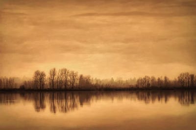 Winter On The River by Don Schwartz framed wall art