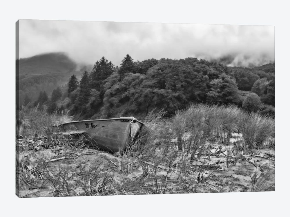 Beached Boat by Don Schwartz 1-piece Art Print