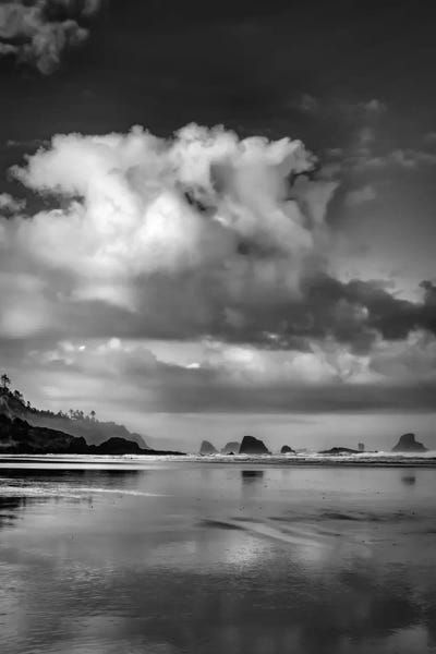 Fair Weather Morning In B&W by Don Schwartz framed canvas print