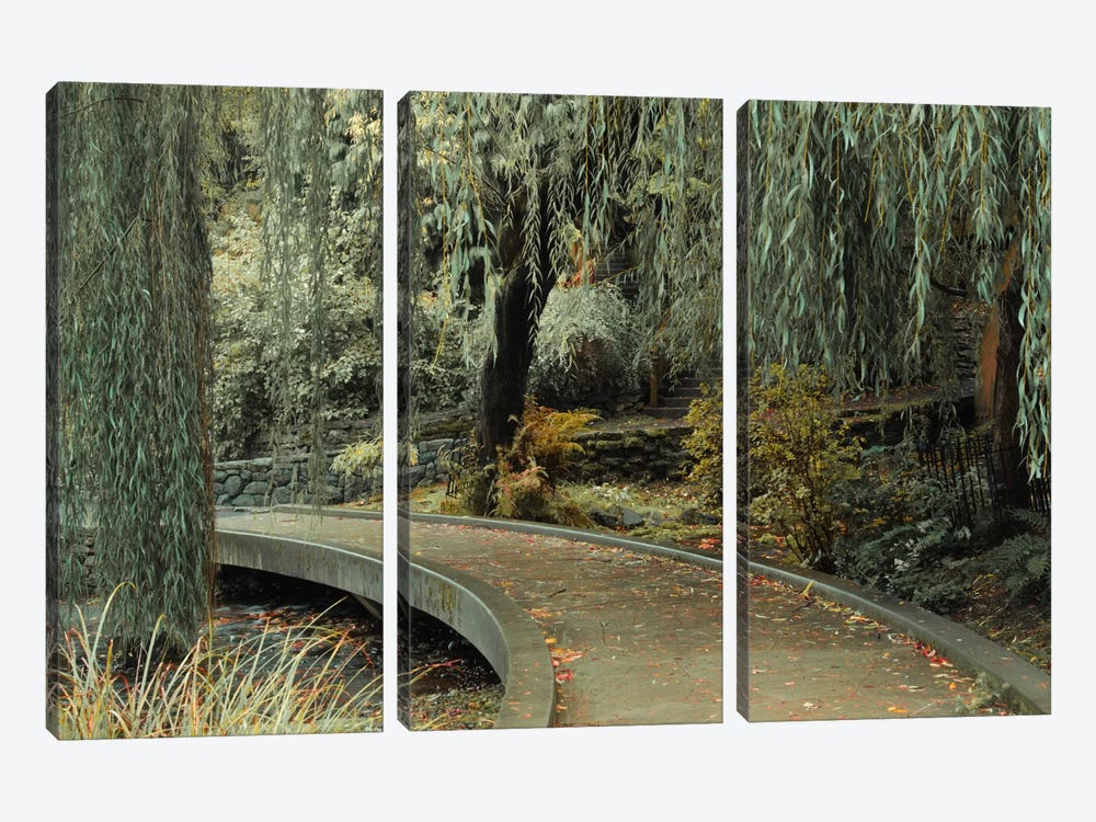 Garden Path by Don Schwartz 3-piece Canvas Print