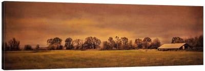Long Barn At Daybreak Canvas Art Print - Don Schwartz