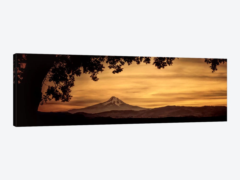 Mt. Hood At Sunset by Don Schwartz 1-piece Canvas Art Print