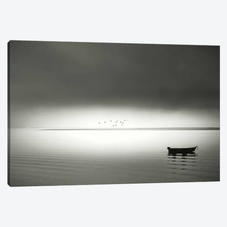 Quiet Morning In The Bay Canvas Print #DSC66} by Don Schwartz Canvas Wall Art