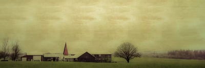 Roadside Barn by Don Schwartz framed canvas print