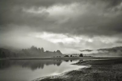 Silent Dawn by Don Schwartz metal wall art