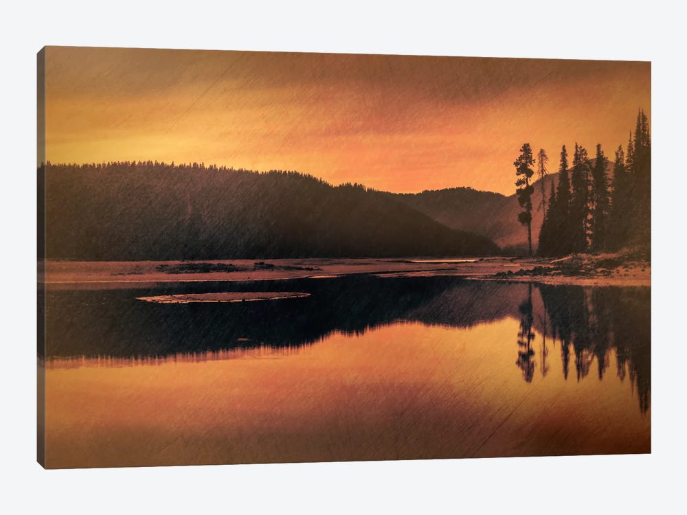 Sparks Lake Serenity by Don Schwartz 1-piece Canvas Wall Art