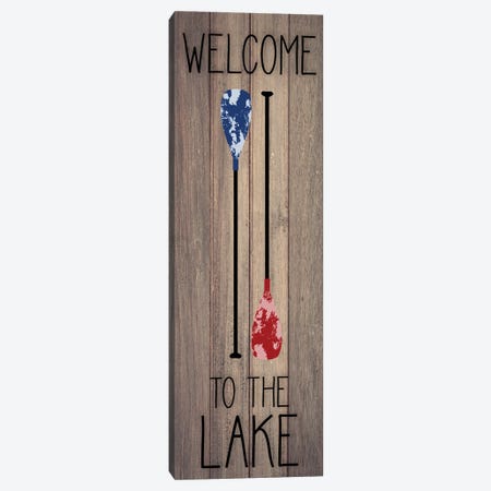 Welcome To The Lake Canvas Print #DSG106} by Daniela Santiago Canvas Wall Art