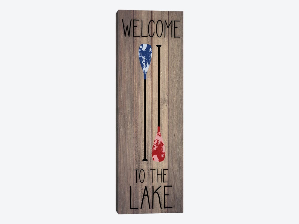 Welcome To The Lake by Daniela Santiago 1-piece Canvas Wall Art