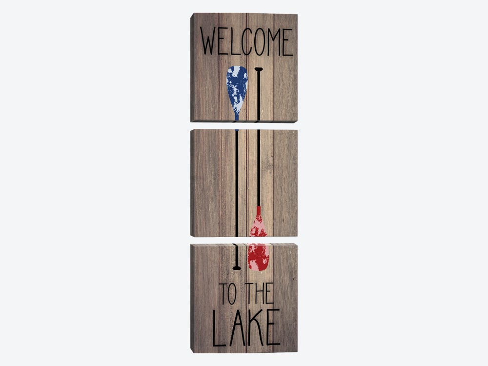 Welcome To The Lake by Daniela Santiago 3-piece Canvas Artwork
