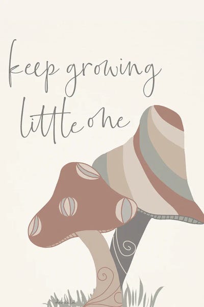 Minimalist Quotes: Keep Growing by Daniela Santiago