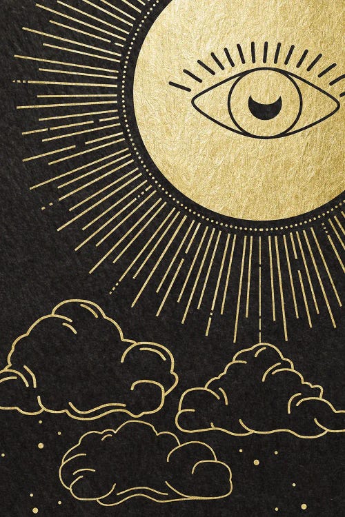Celestial Eye by Daniela Santiago wall art