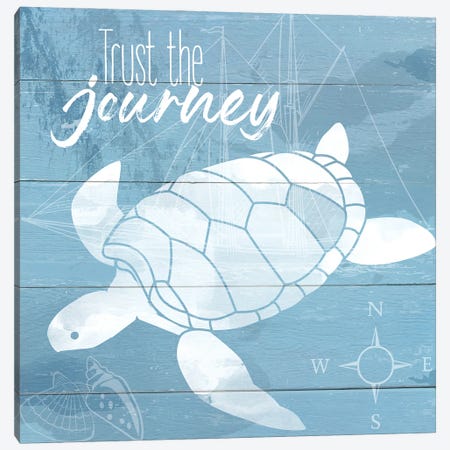 Trust the Journey Canvas Print #DSG23} by Daniela Santiago Art Print