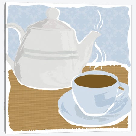 Afternoon Tea Canvas Print #DSG24} by Daniela Santiago Canvas Art