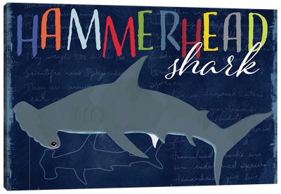 Hammerhead Shark Canvas Art Print